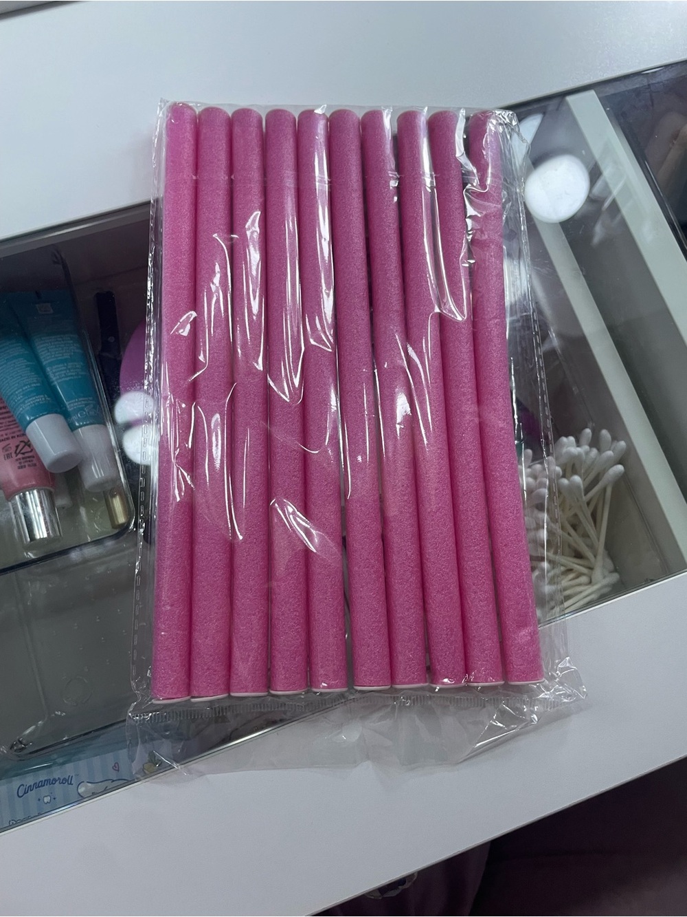 Styrofoam Hair Rollers
